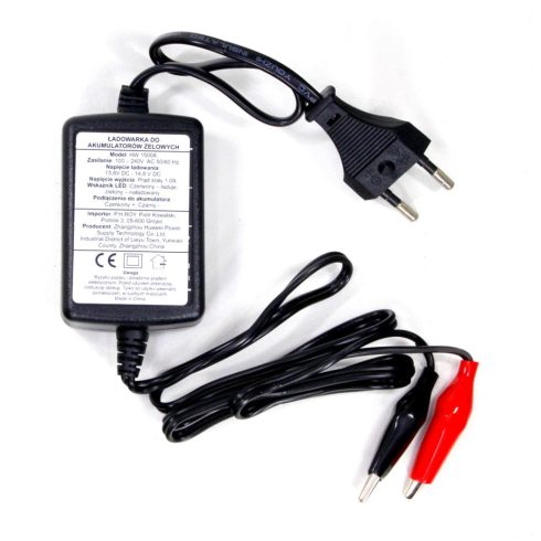 Töltő csipeszes 12V HF