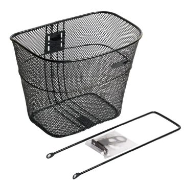 Első kosár fekete 330x255x245mm