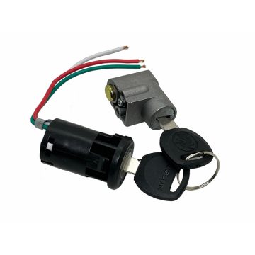 Gyújtáskapcsoló zárral 3 vezeték 25mm