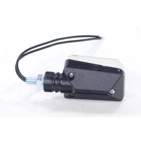 Irányjelző mini téglalap fehér MR