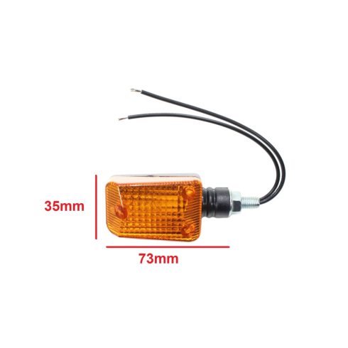 Irányjelző mini téglalap narancs MR