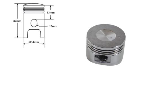 Hengerszett 110cm3 52.4mm FMB MR