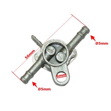 Benzincsap átfolyós 5mm MR