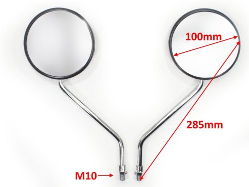 Visszapillantó tükör kerek 10mm MR