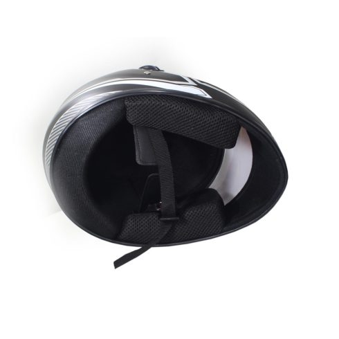 Zárt bukósisak Q217 matt fekete XXL MR