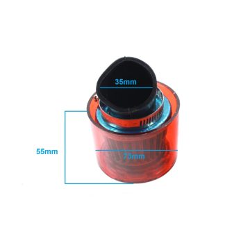 Sportlégszűrő 35mm 45° piros MR