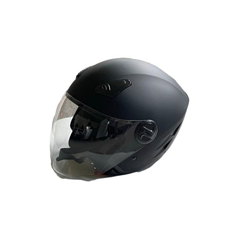 Nyitott bukósisak WL-202 matt fekete M