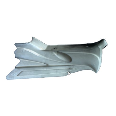 Oldalidom bal 12"-os kerekű mopedhez matt fekete