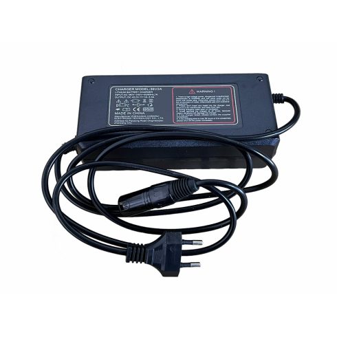 Töltő Li-ion 36V 2A XLR dugós