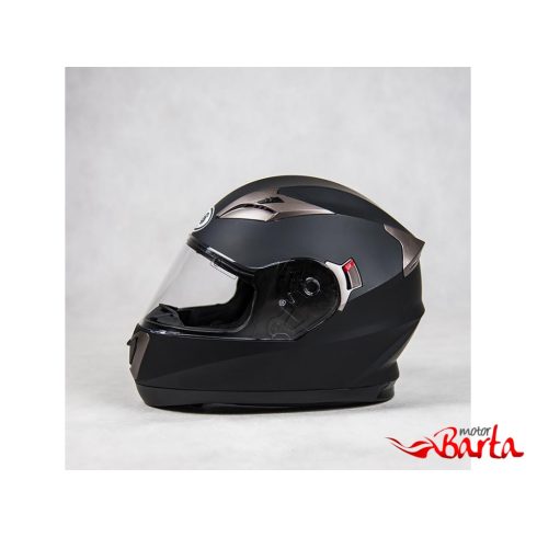 Zárt bukósisak BR-302 matt fekete XL