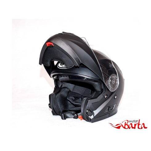 Zárt bukósisak BR-406 matt fekete L